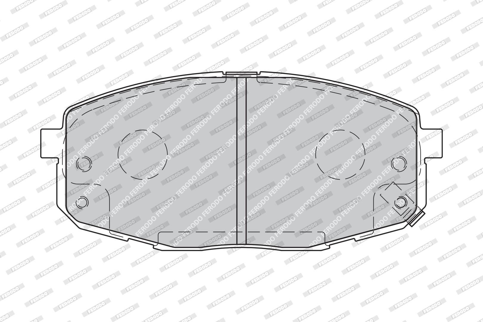 Bremsbelagsatz, Scheibenbremse