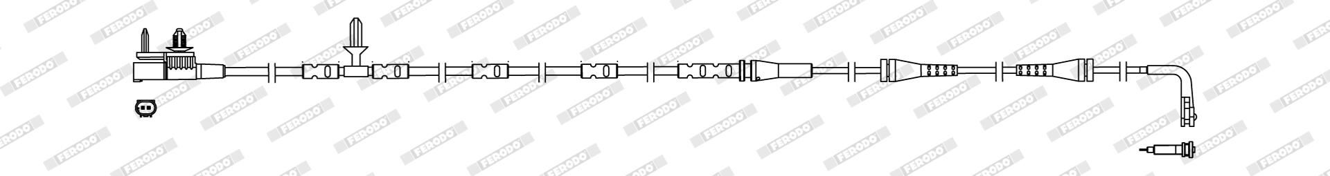 Warnkontakt, Bremsbelagverschleiß