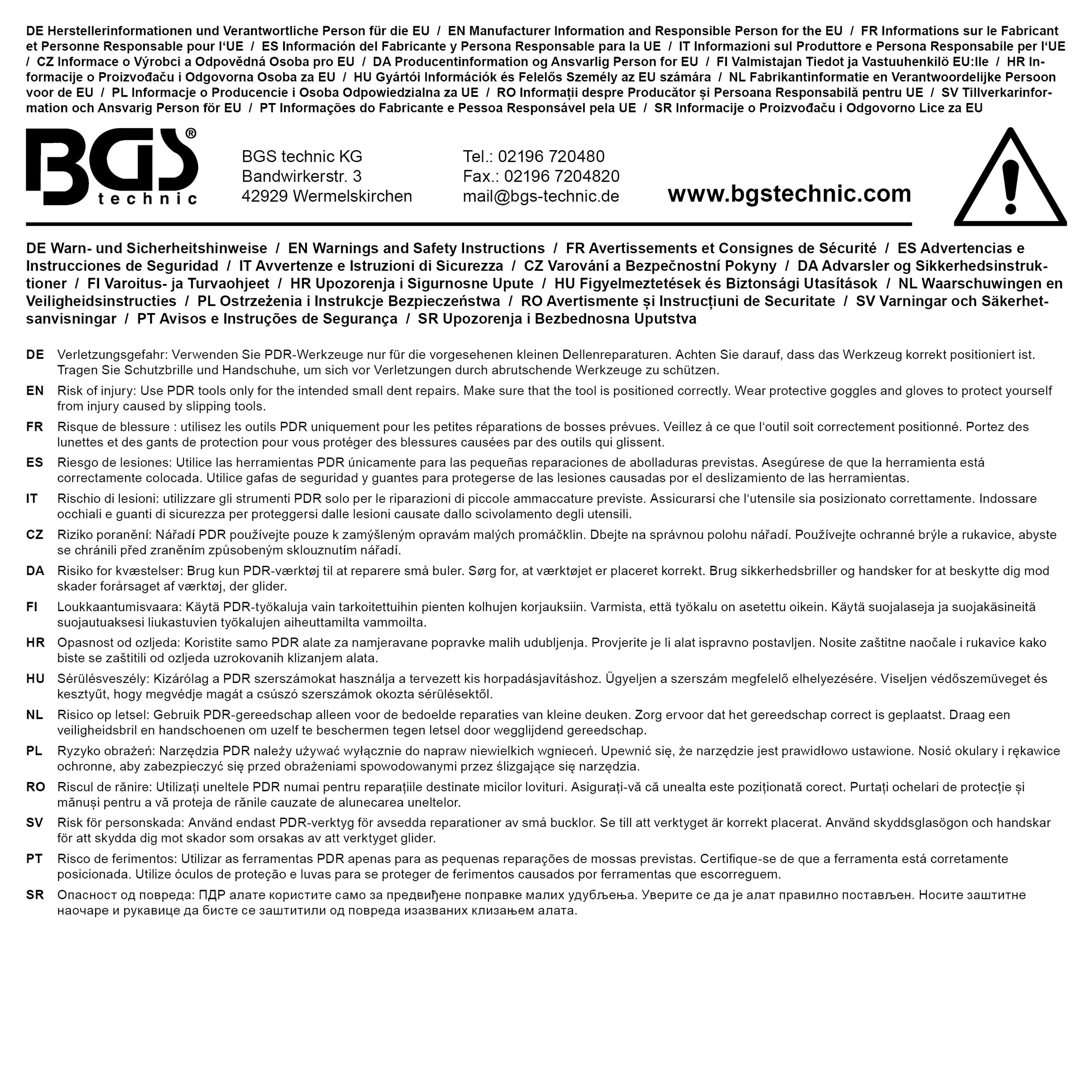 BGS Ausbeulstift