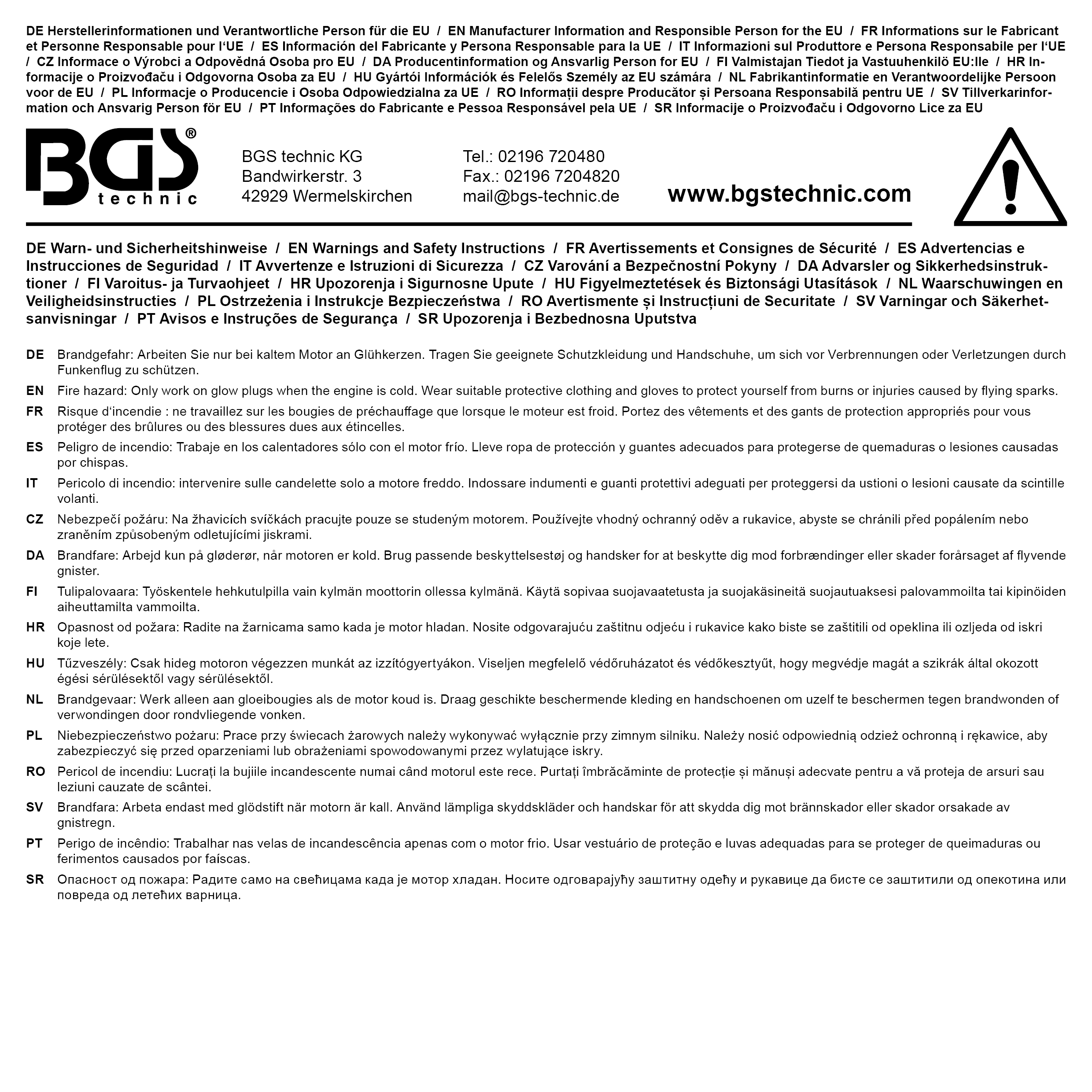 BGS Glüh- und Zündkerzen-Gelenk-Einsatz | Antrieb Innenvierkant 10 mm (3/8") | SW 10 mm