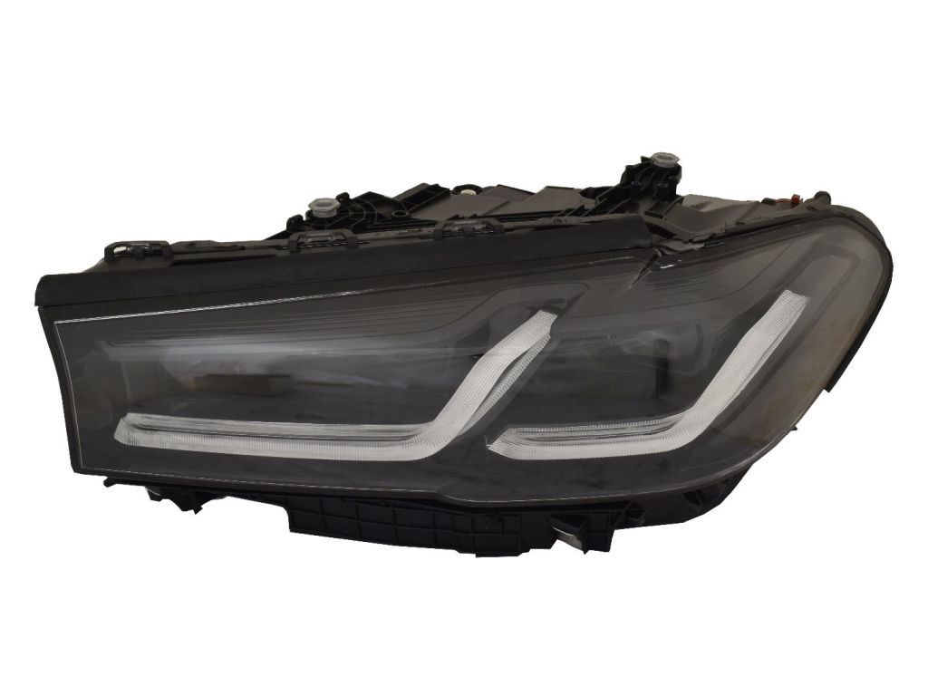 Scheinwerfer R (LED, elektrisch, mit motor, einsatzfarbe: schwarz) passt zu: BMW 5 G30, G31, G38, F90 02.17-06.23