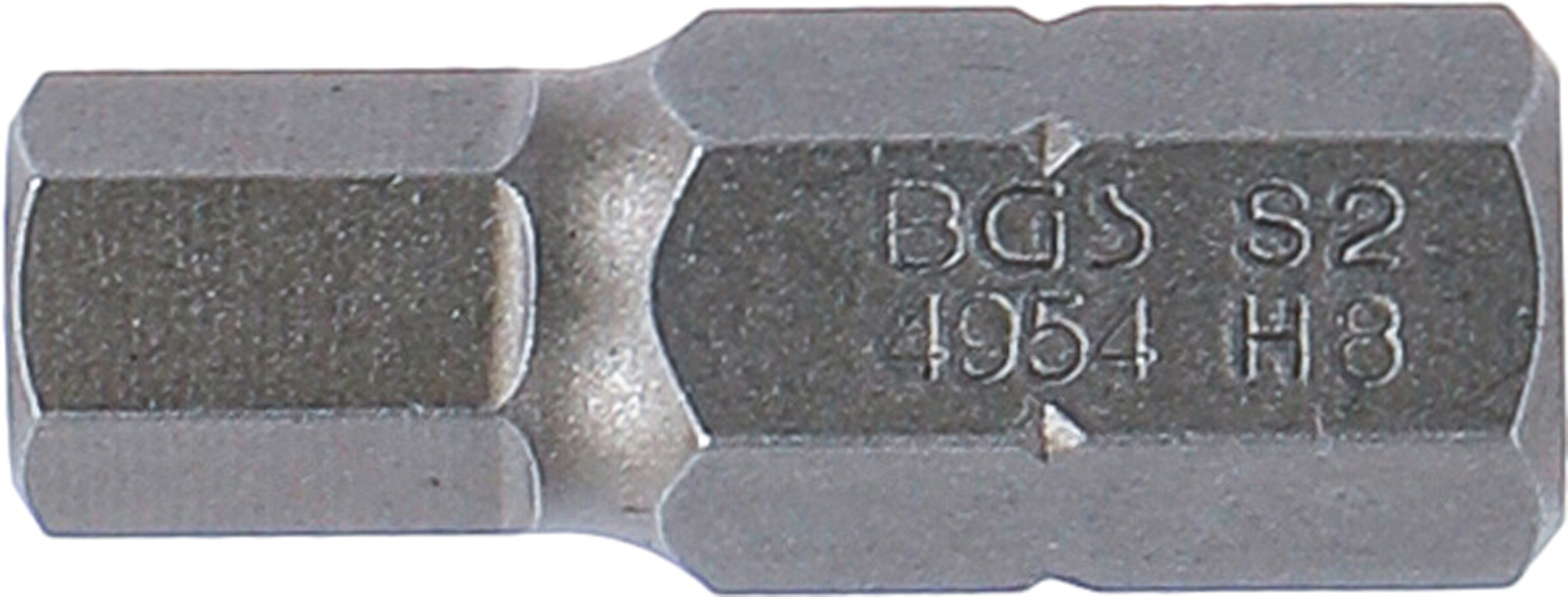 BGS Bit | Länge 30 mm | Antrieb Außensechskant 10 mm (3/8") | Innensechskant 8 mm