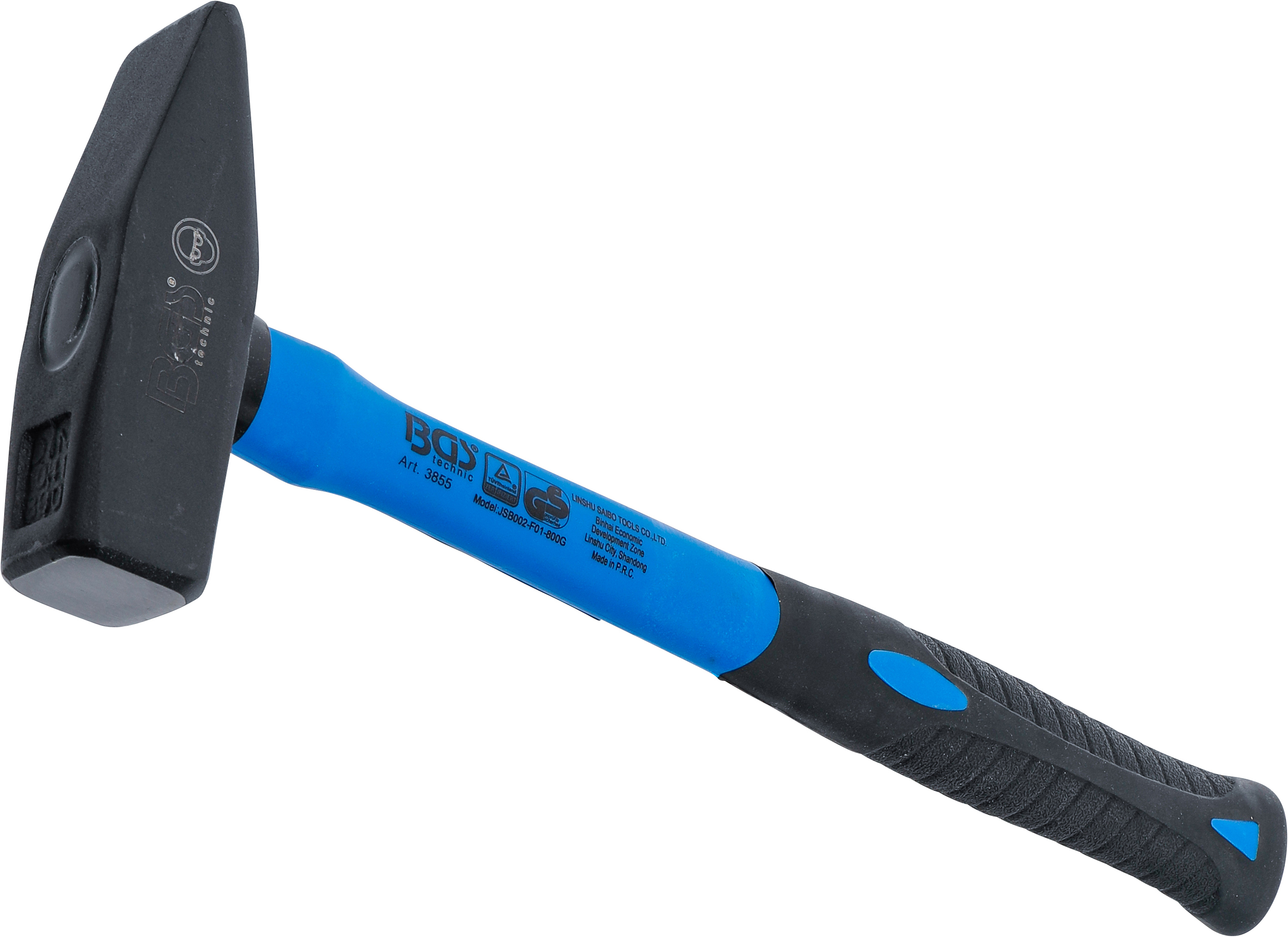 BGS Schlosserhammer | Fiberglasstiel | DIN 1041 | 800 g