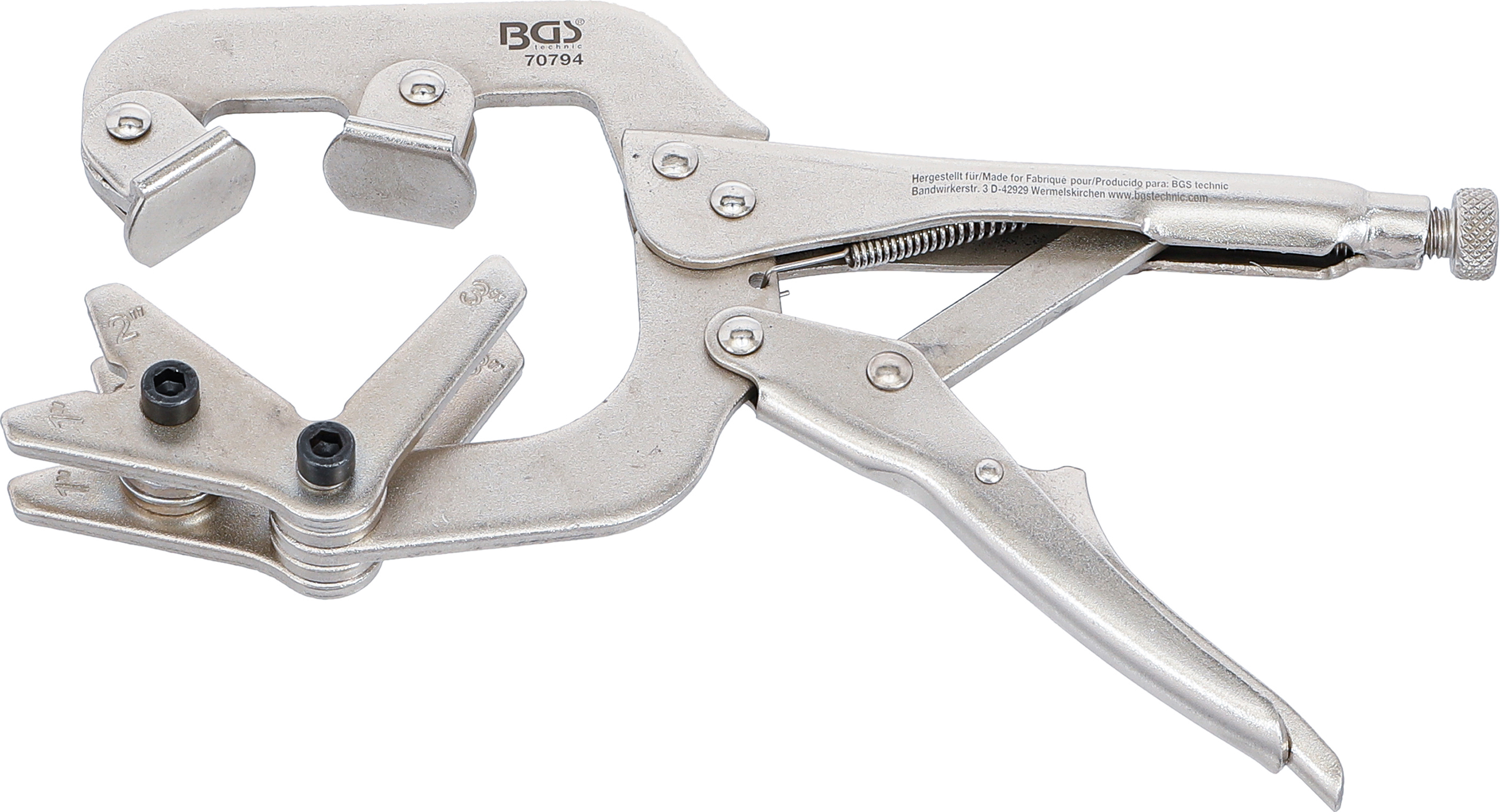 BGS Schweißer-Gripzange | für Rohre | 250 mm