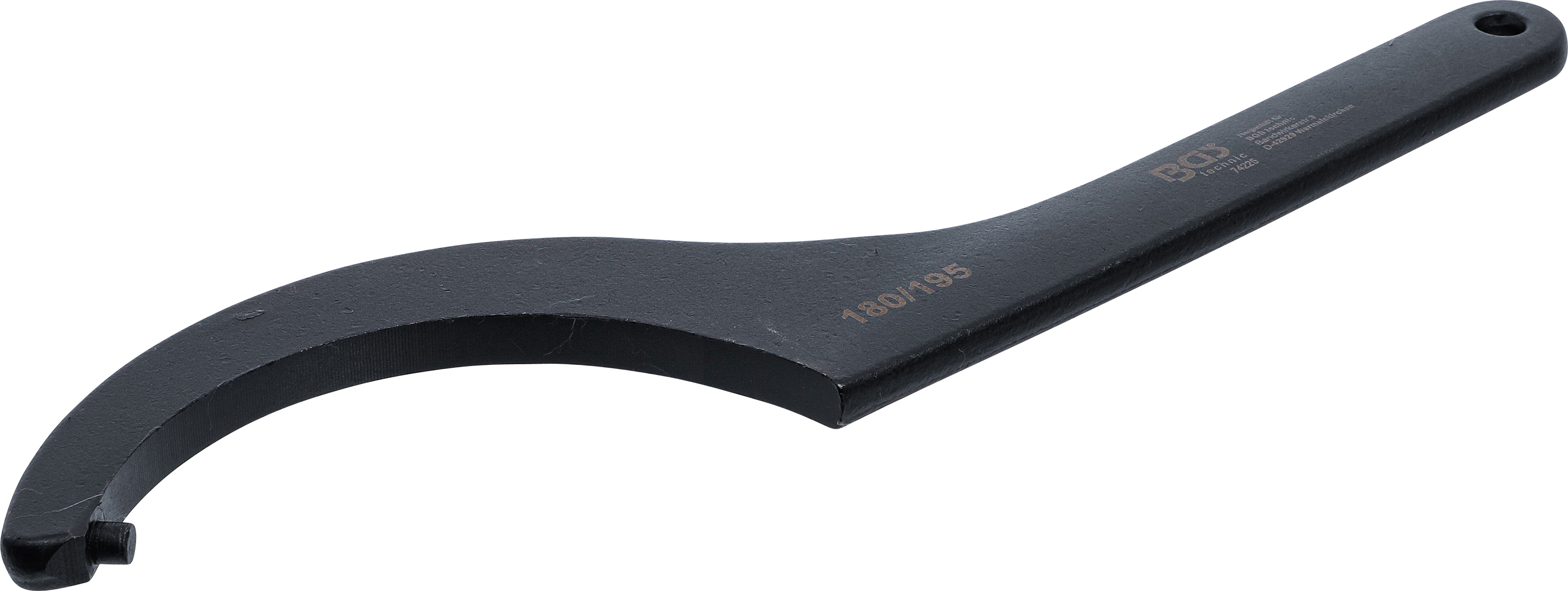 BGS Hakenschlüssel mit Zapfen | 180 - 195 mm