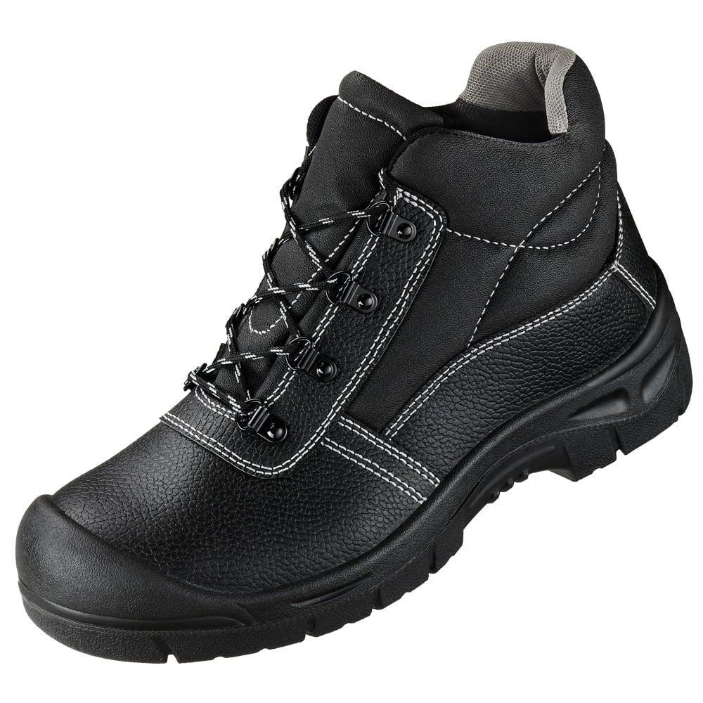 Sicherheitsschuh Schnürstiefel Rostock EN ISO 20345 S3 Schwarz Sicherheitsschuh Schnürstiefel Rostock EN ISO 20345 S3 Schwarz