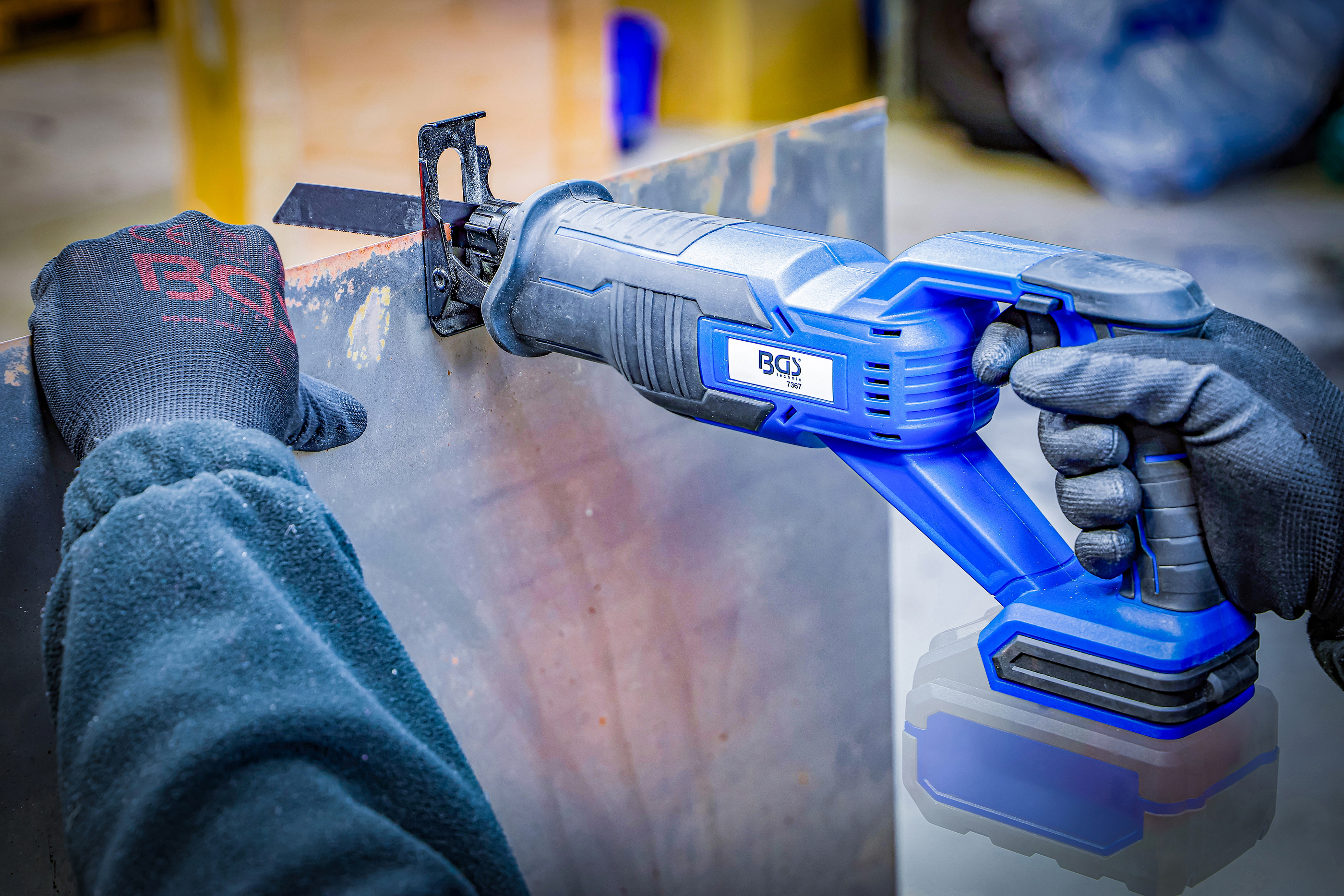 BGS Akku-Säbelsägen-Satz | bürstenlos | 18 V | mit Akku und Schnell-Ladegerät