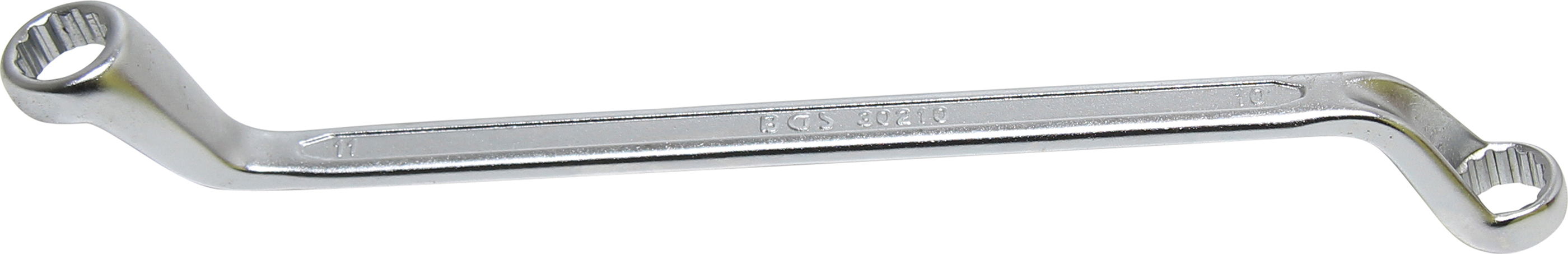 BGS Doppel-Ringschlüssel | tief gekröpft | SW 10 x 11 mm