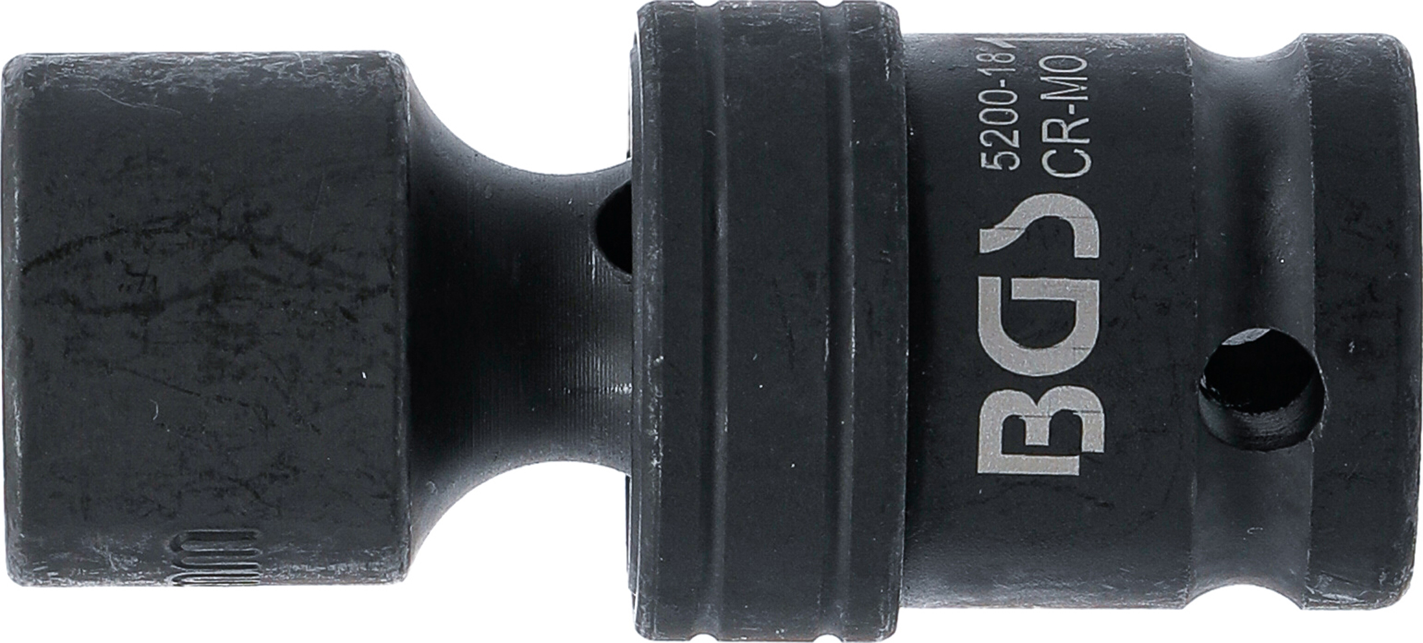 BGS Kraft-Kugelgelenk-Einsatz | Antrieb Innenvierkant 12,5 mm (1/2") | SW 18 mm