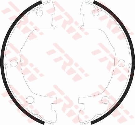 Bremsbackensatz, Feststellbremse