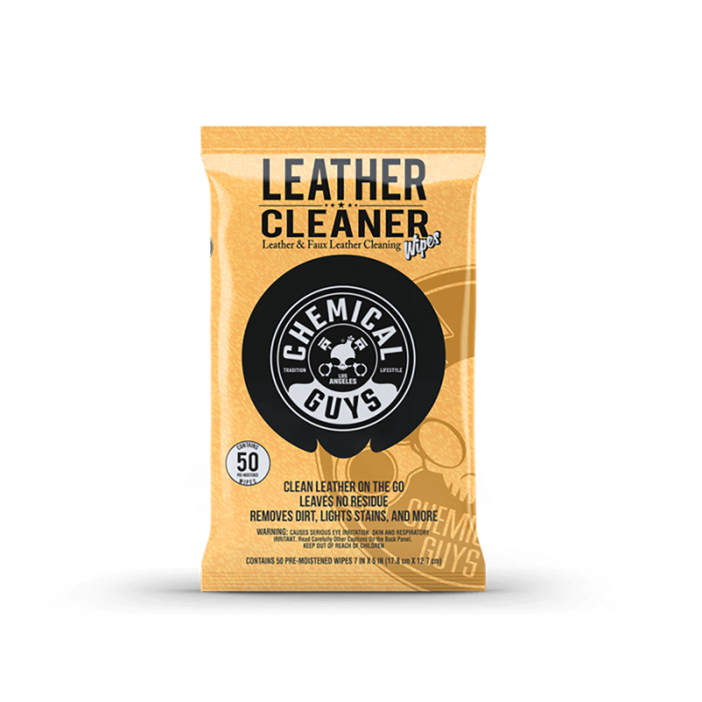 Chemical Guys Leather Cleaner Wipes 50 Stk