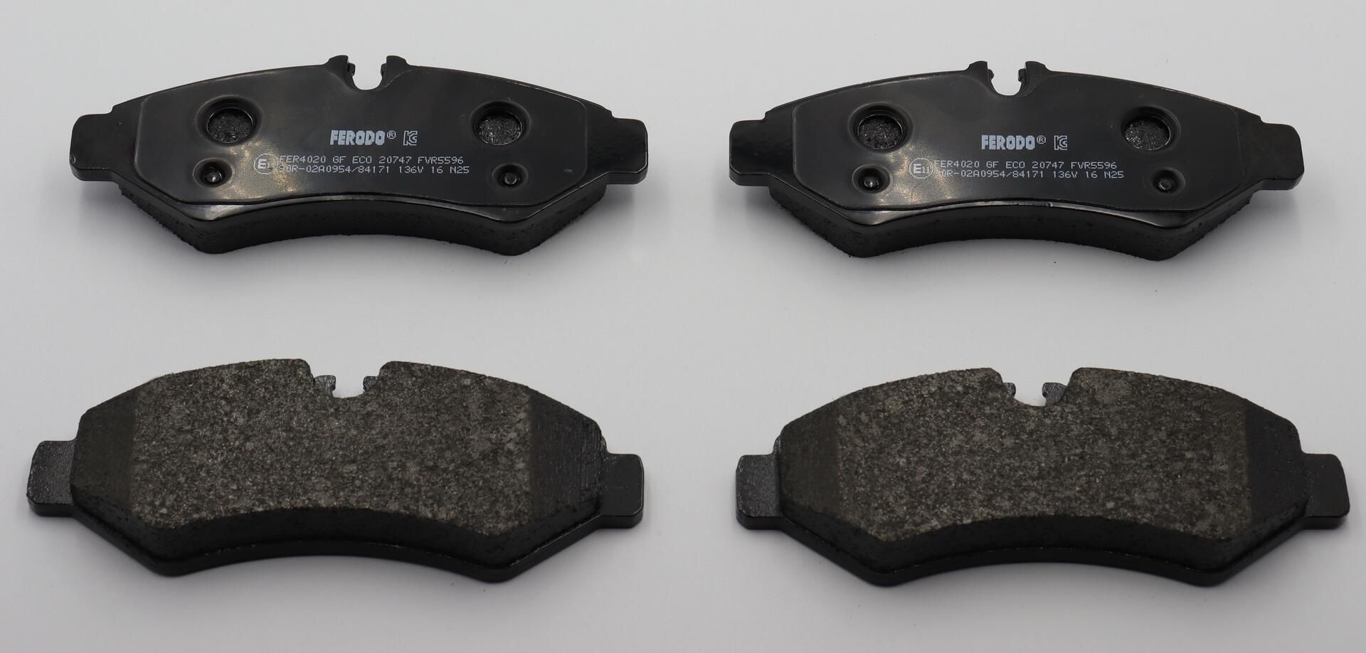 Bremsbelagsatz, Scheibenbremse