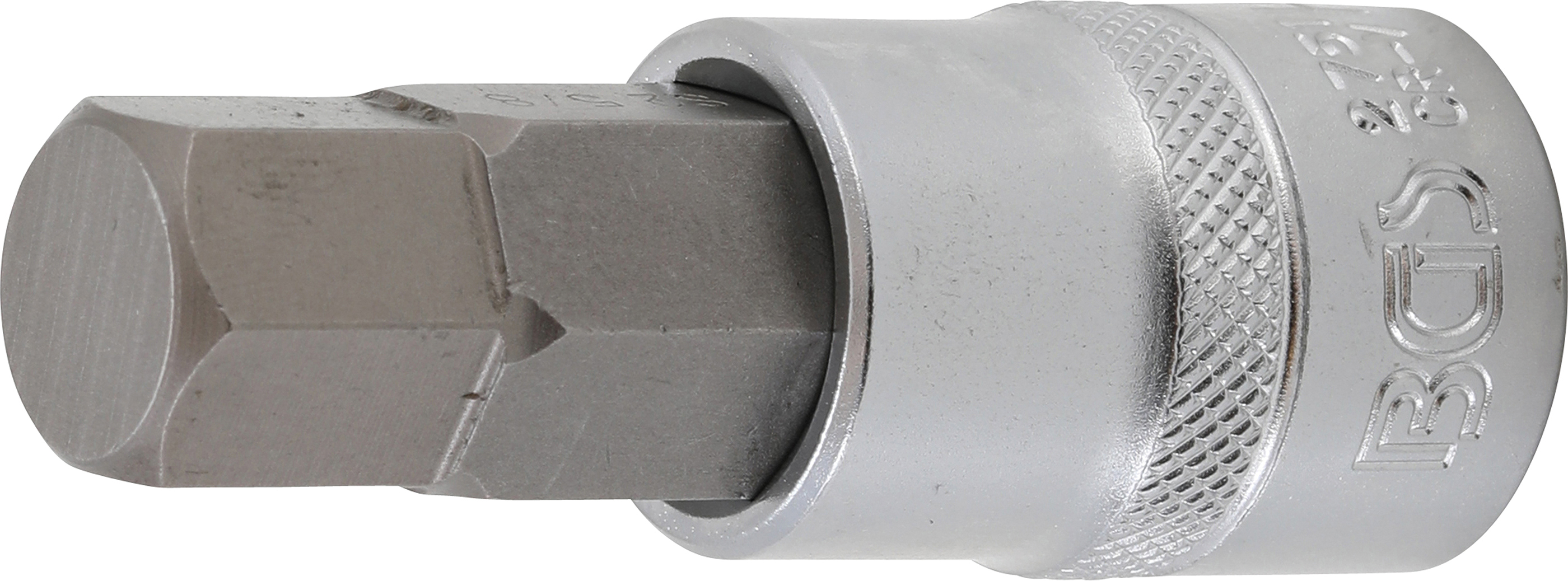 BGS Bit-Einsatz | Länge 70 mm | Antrieb Innenvierkant 12,5 mm (1/2") | Innensechskant 5/8"