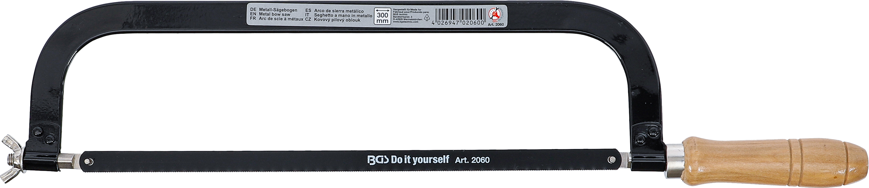 BGS Metall-Sägebogen | 300 mm