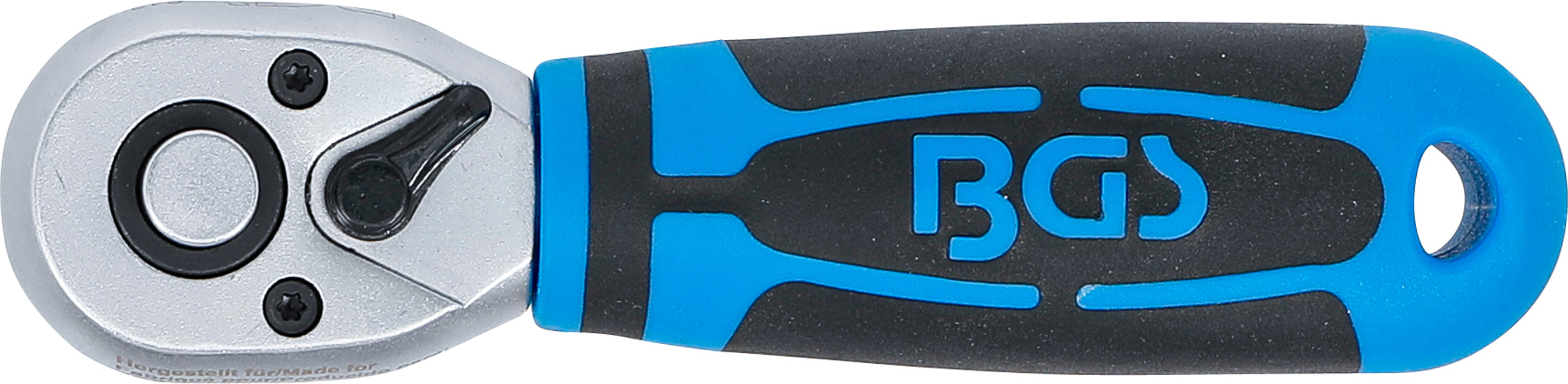 BGS Mini-Umschaltknarre | Abtrieb Außenvierkant 10 mm (3/8")