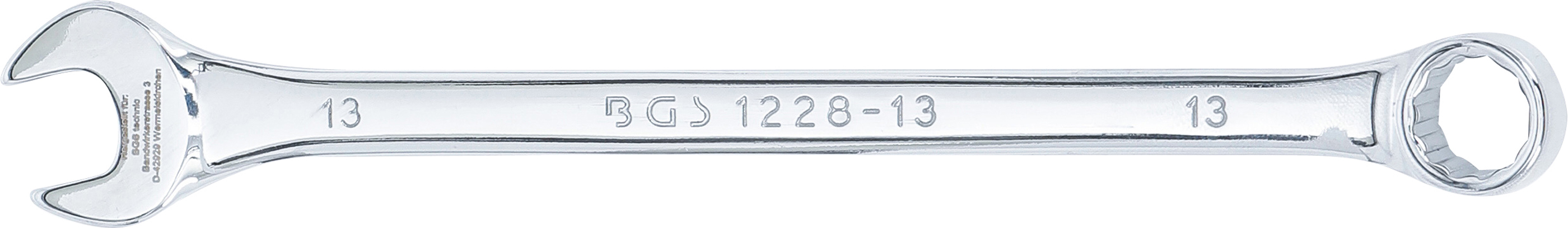 BGS Maul-Ringschlüssel | extra lang | SW 13 mm