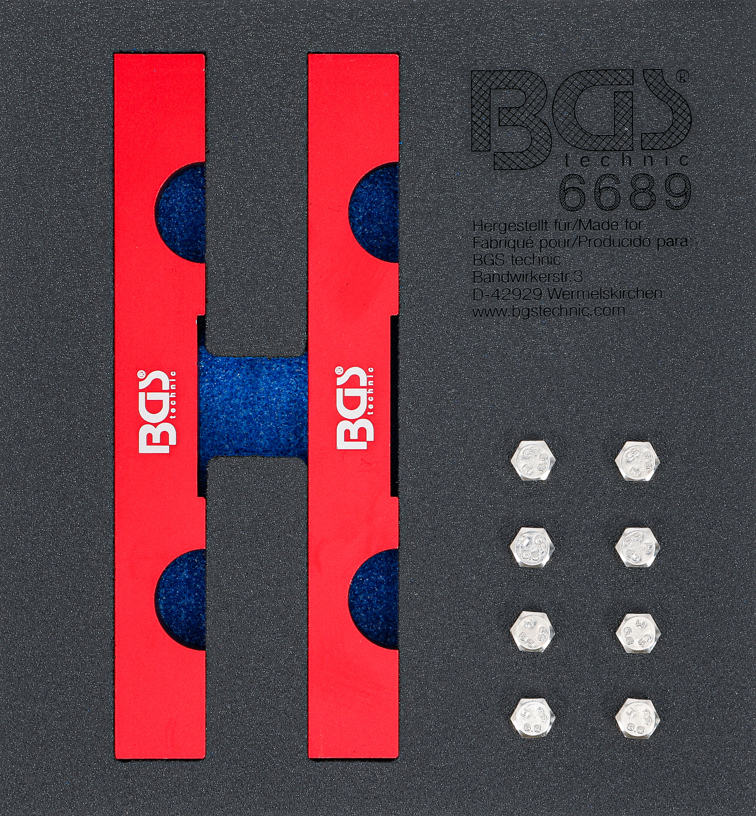 BGS Werkstattwageneinlage 1/6: Motor-Einstellwerkzeug-Satz | für Mercedes-Benz M642