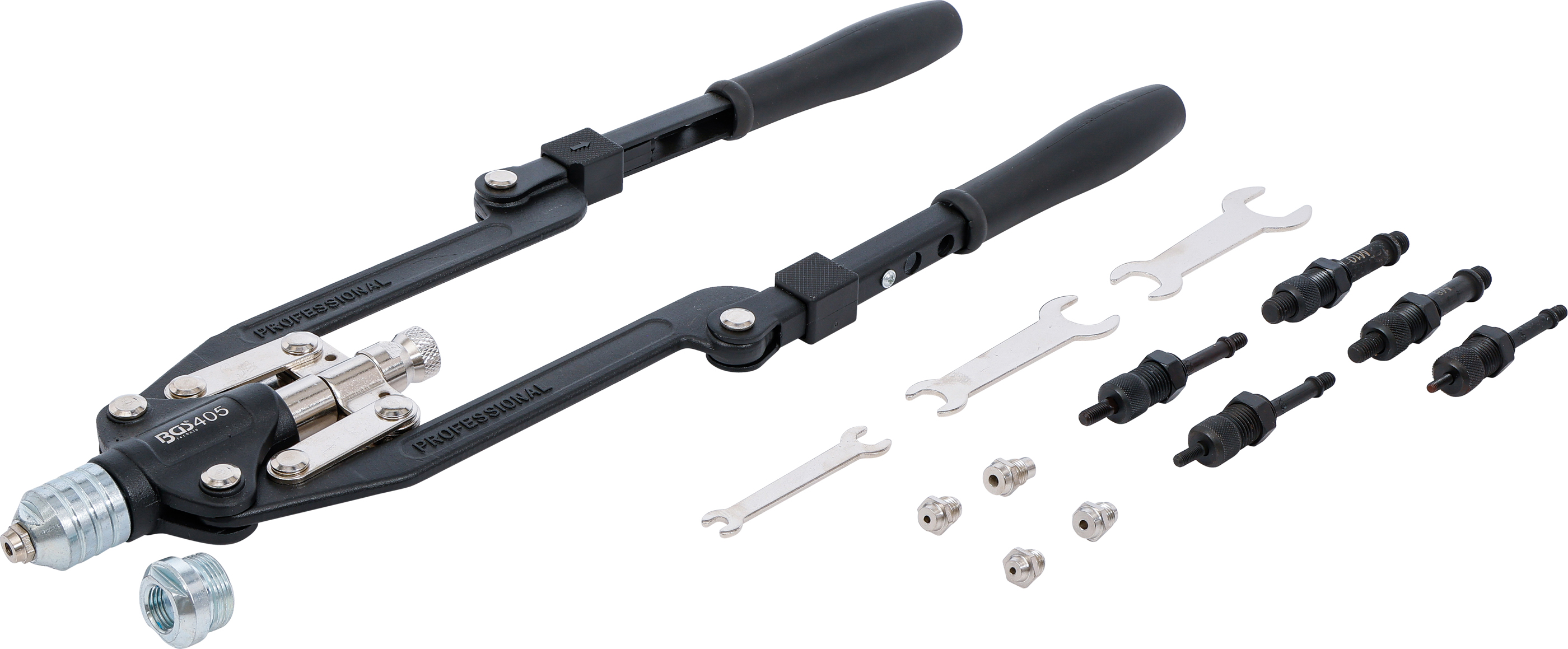 BGS Profi-Nietzangen-Satz | Langarm | 3,2 - 6,4 mm