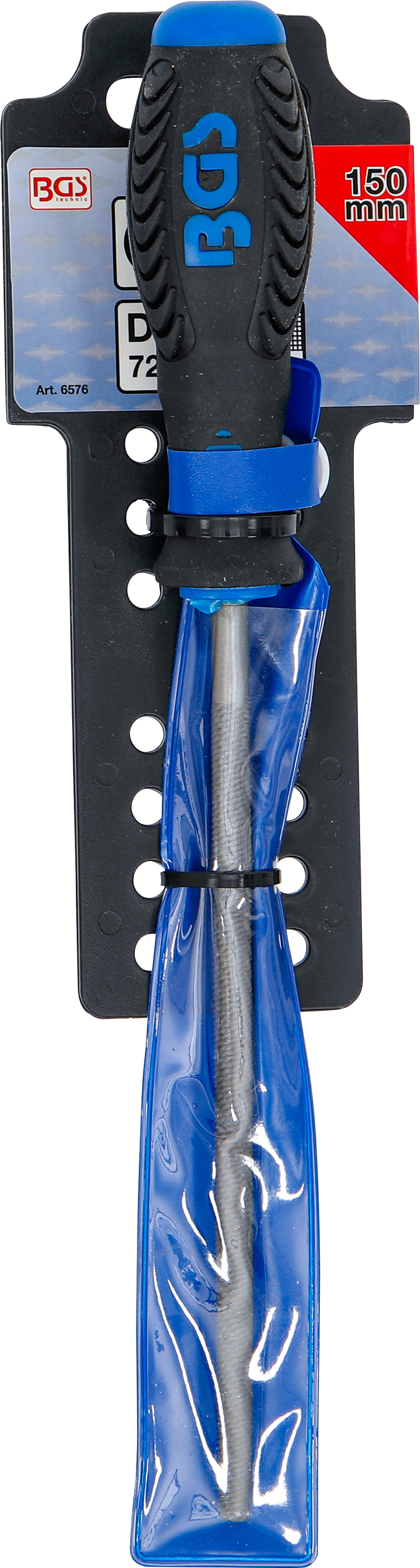 BGS Werkstattfeile | rund | Hieb 1 | 150 mm