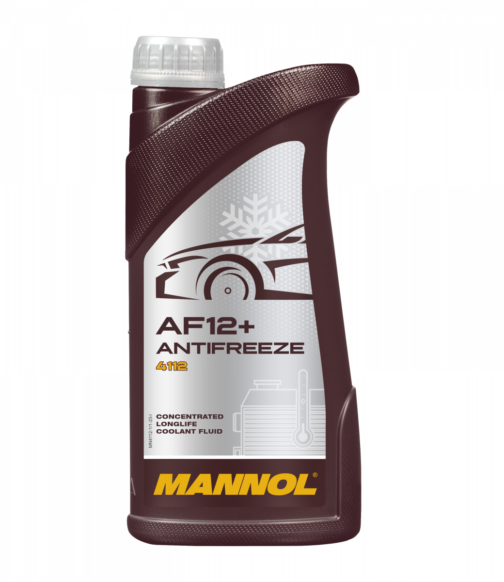 Mannol 4112 Kühlerfrostschutz Antifreeze AF12+ Longlife Konzentrat 1 Liter