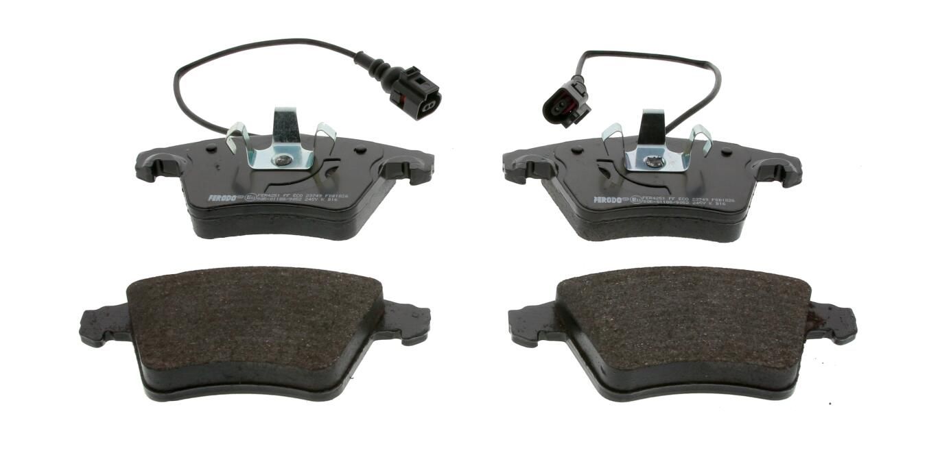 Bremsbelagsatz, Scheibenbremse