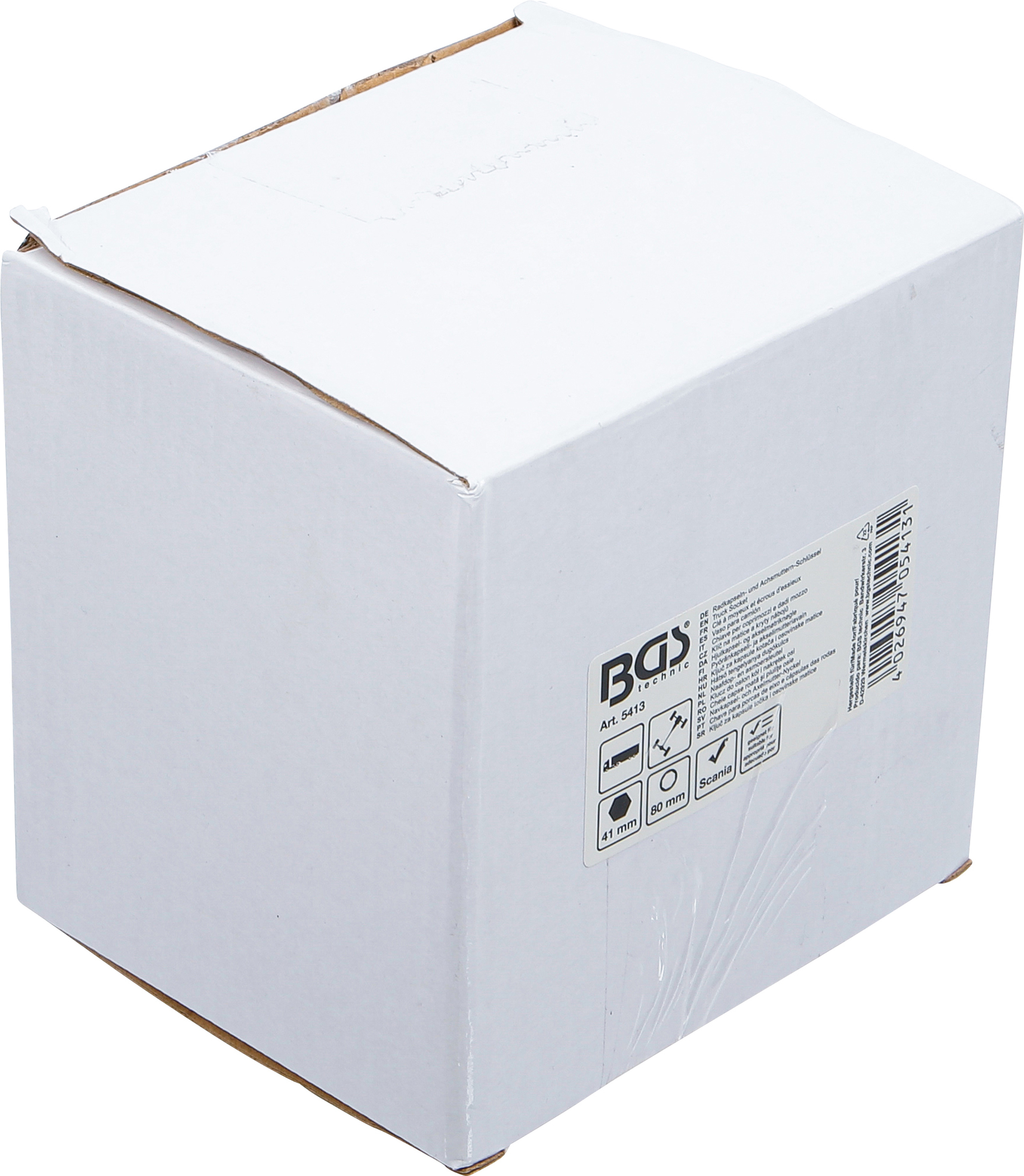 BGS Radkapseln- und Achsmuttern-Schlüssel | 8-kant | Ø 80 mm | für SCANIA Vorderachse