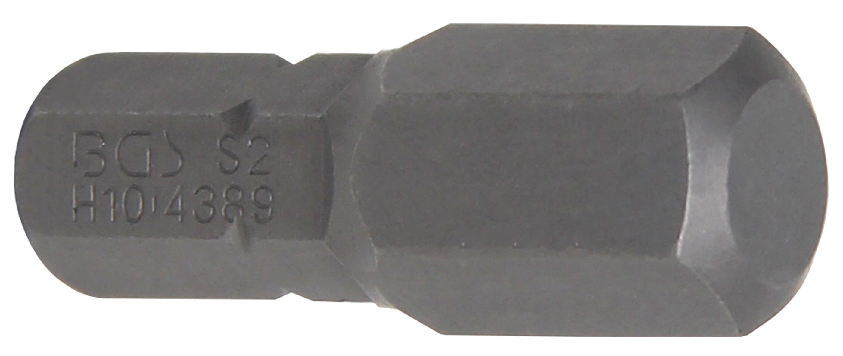 BGS Bit | Länge 30 mm | Antrieb Außensechskant 8 mm (5/16") | Innensechskant 10 mm