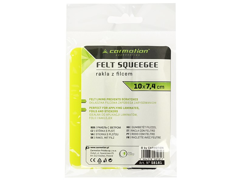 Carmotion Rakel mit Filz zum Anbringen von Folien und Aufklebern