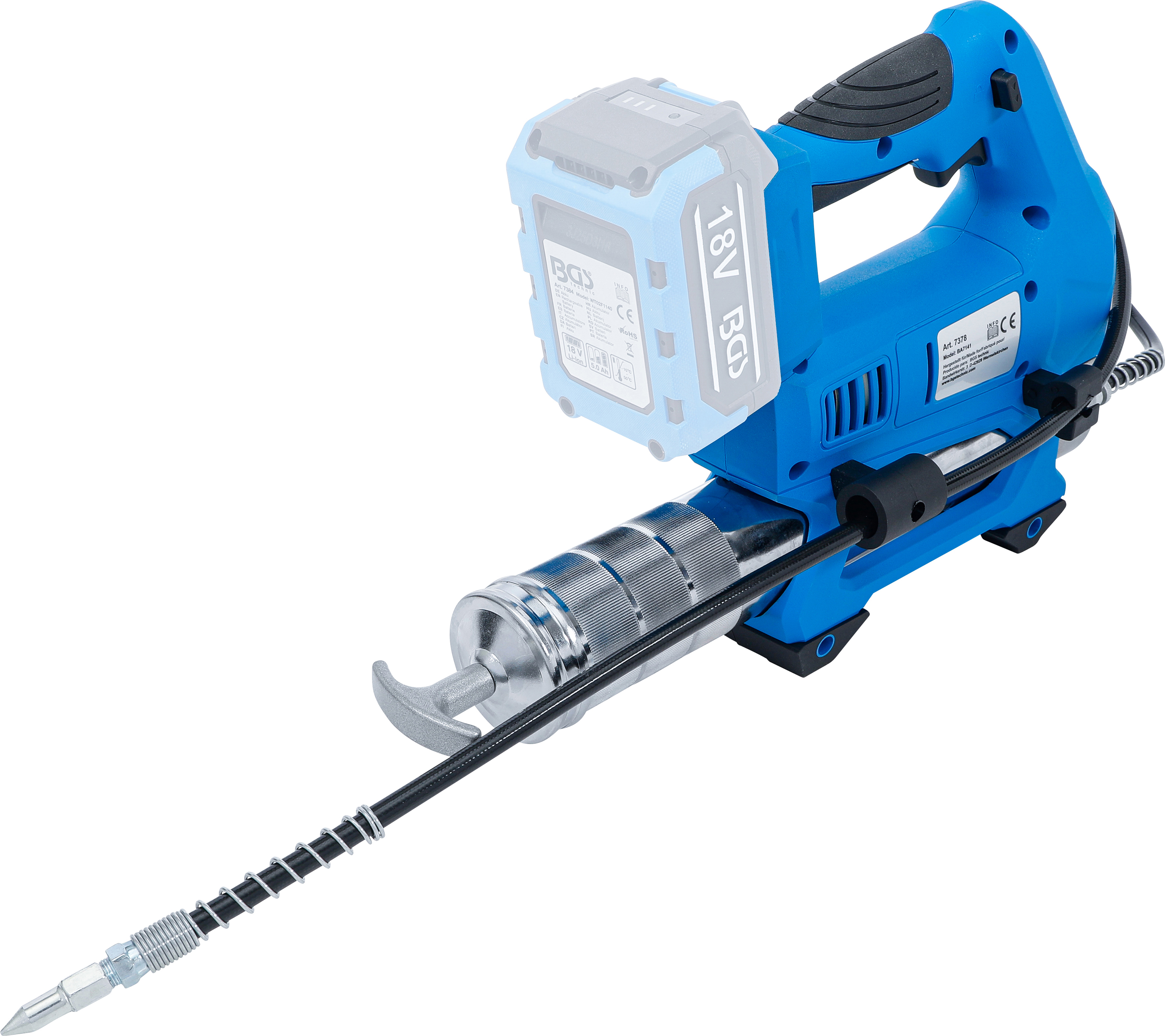 BGS Akku-Fettpresse | 18 V | ohne Akku