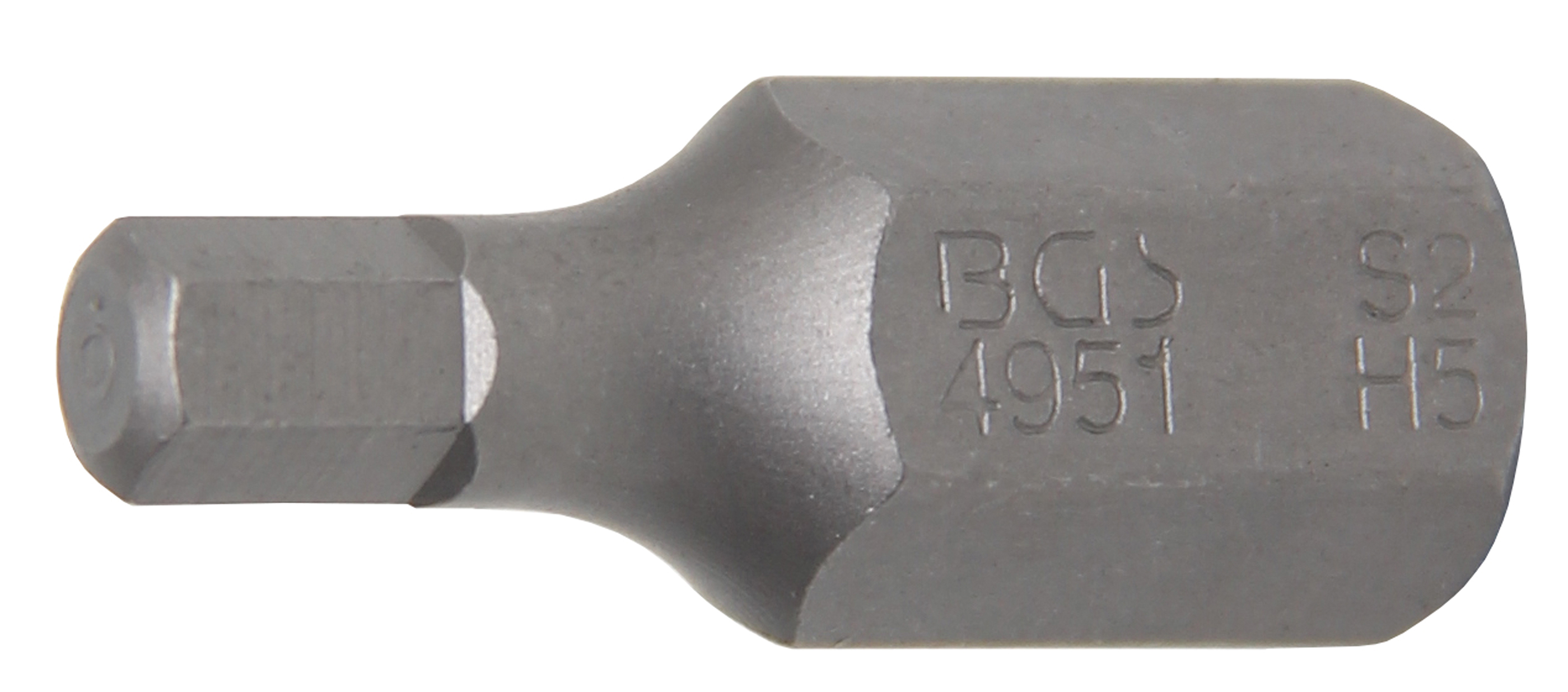 BGS Bit | Länge 30 mm | Antrieb Außensechskant 10 mm (3/8") | Innensechskant 5 mm