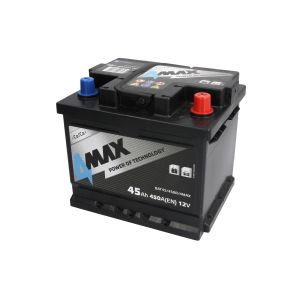 Starterbatterie 4MAX Autobatterie 12V 45Ah 450A