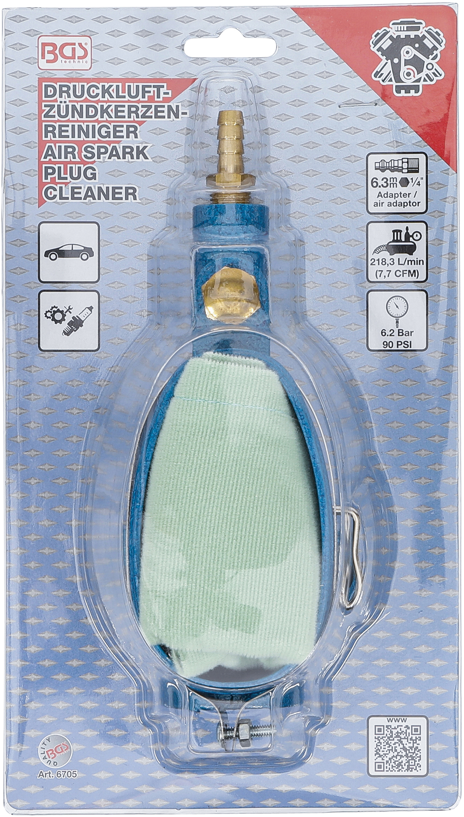 BGS Druckluft-Zündkerzenreiniger
