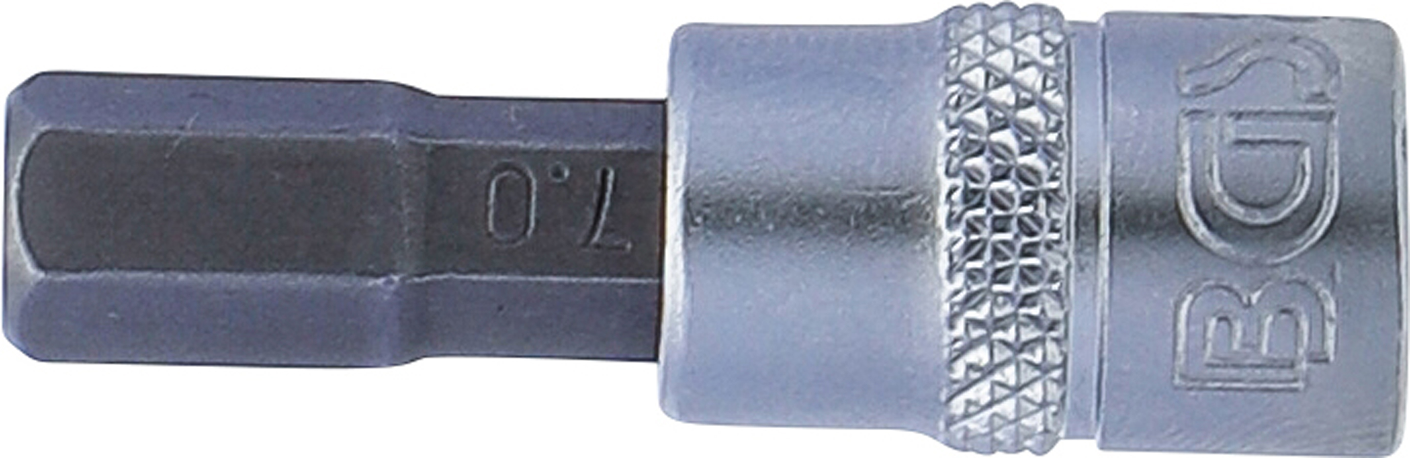 BGS Bit-Einsatz | Antrieb Innenvierkant 6,3 mm (1/4") | Innensechskant 7 mm