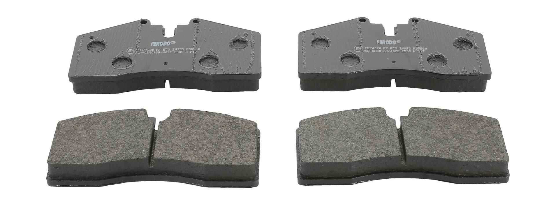 Bremsbelagsatz, Scheibenbremse