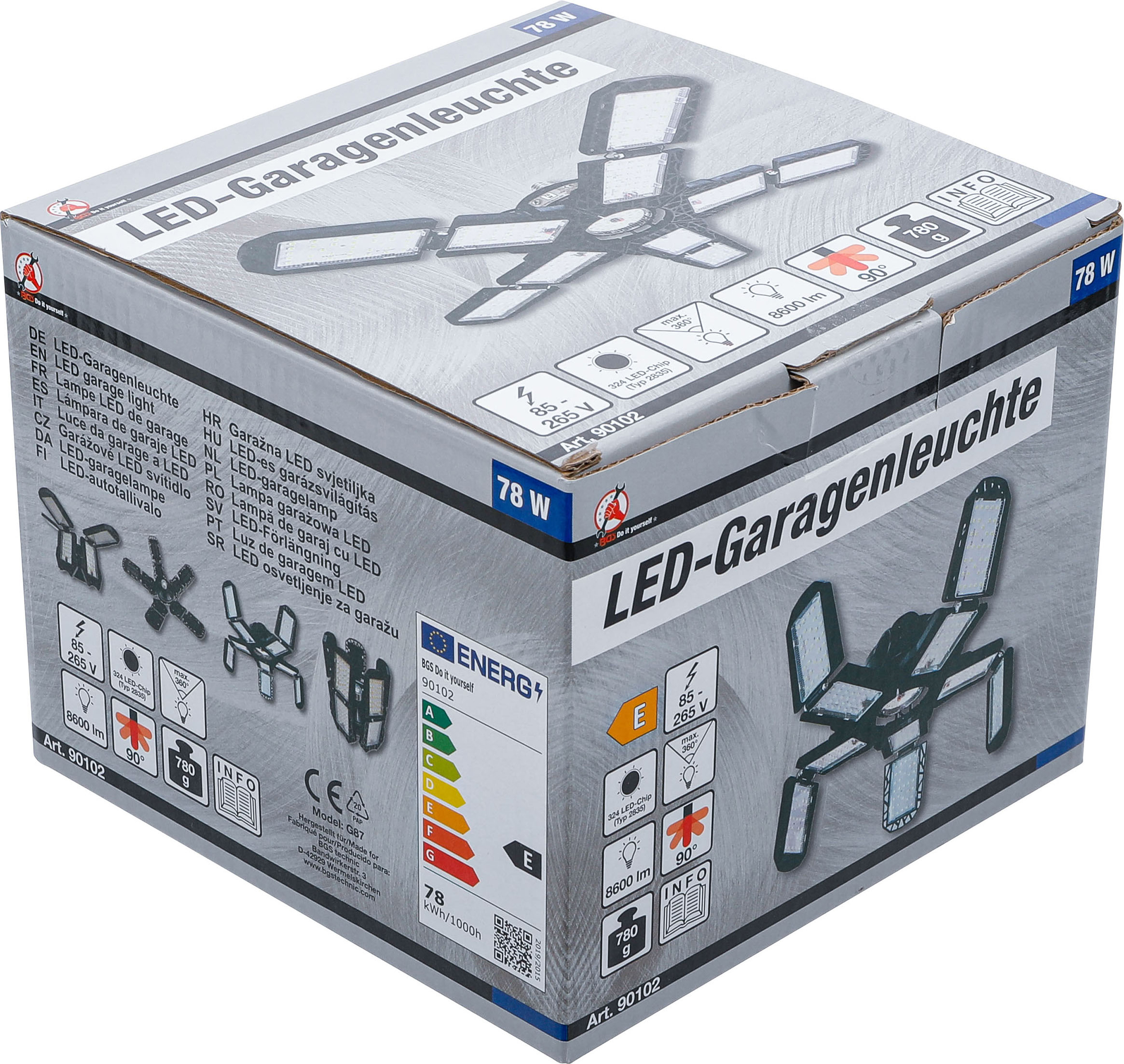 BGS LED-Garagenleuchte | 78 W