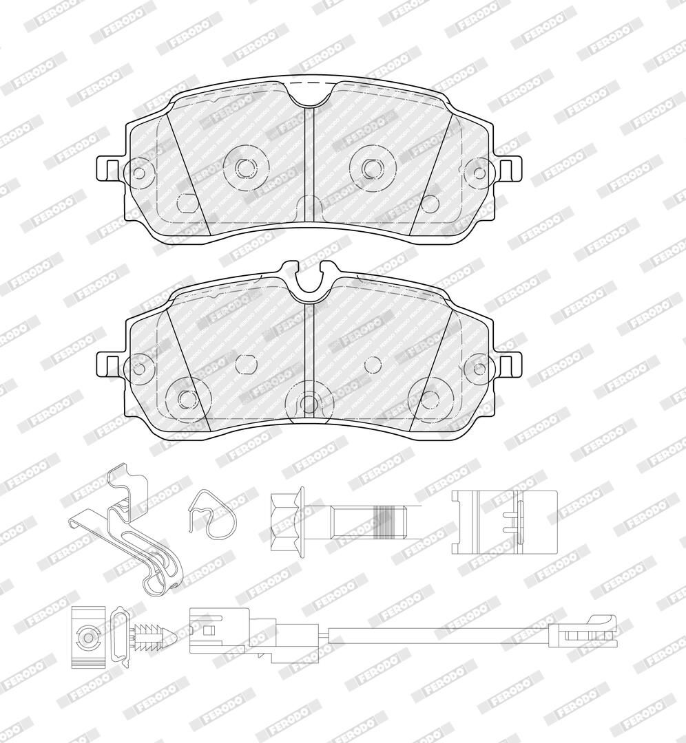 Bremsbelagsatz, Scheibenbremse