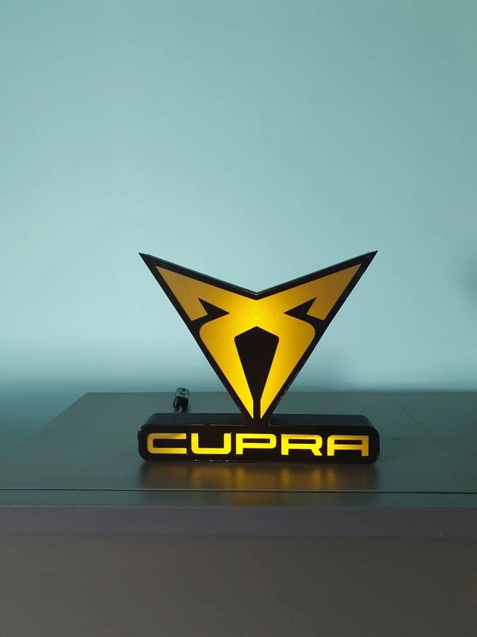 Cupra Lampe Cupra Logo Autolampe Tischlampe Autos