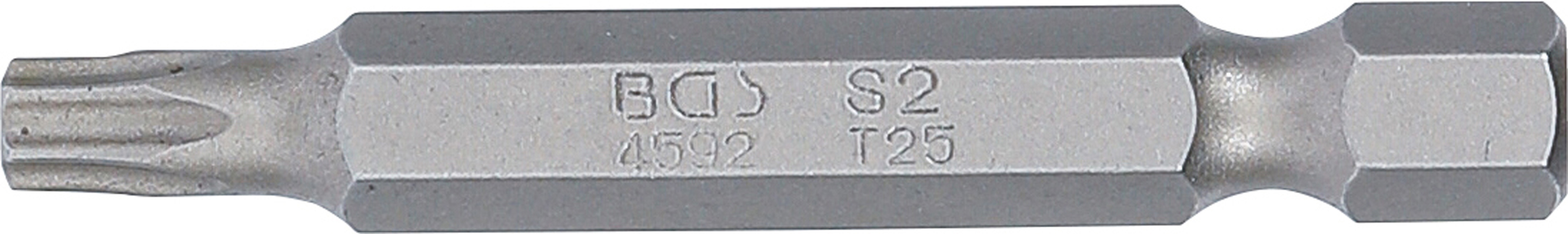 BGS Bit | Länge 50 mm | Antrieb Außensechskant 6,3 mm (1/4") | T-Profil (für Torx) T25