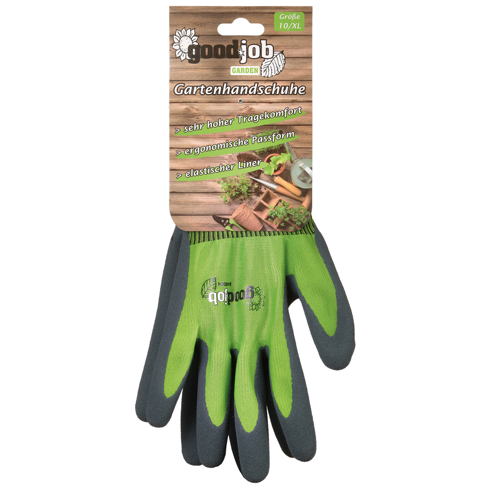 Goodjob Gartenhandschuh Gardenflex Handschuh Grün Grau