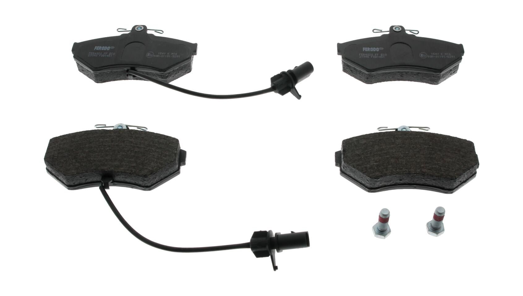 Bremsbelagsatz, Scheibenbremse