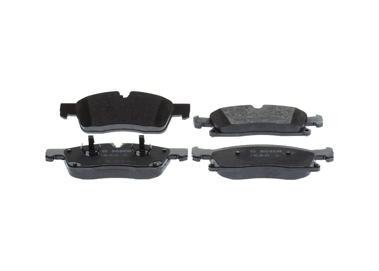 Bremsbelagsatz, Scheibenbremse