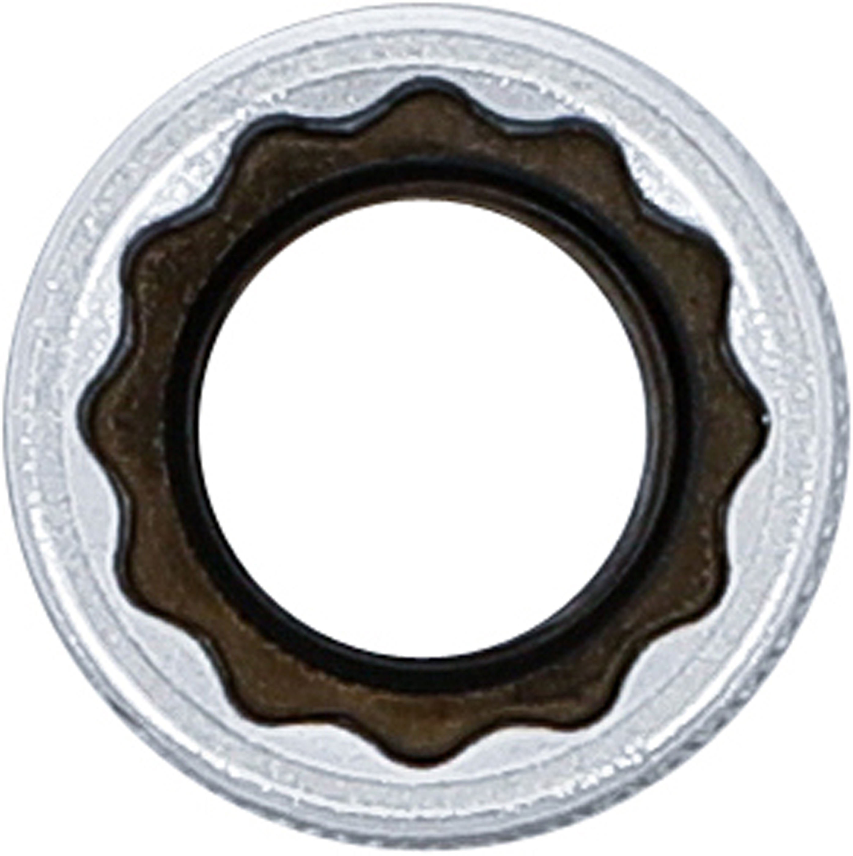 BGS Steckschlüssel-Einsatz Zwölfkant, tief | Antrieb Innenvierkant 12,5 mm (1/2") | SW 15 mm