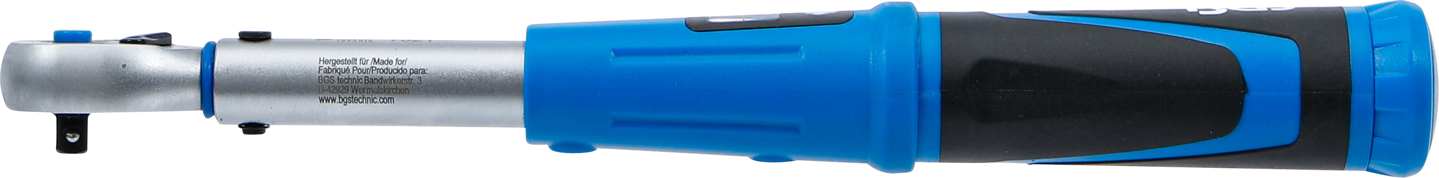 BGS Drehmomentschlüssel | Abtrieb Außenvierkant 6,3 mm  (1/4") | 5 - 30 Nm