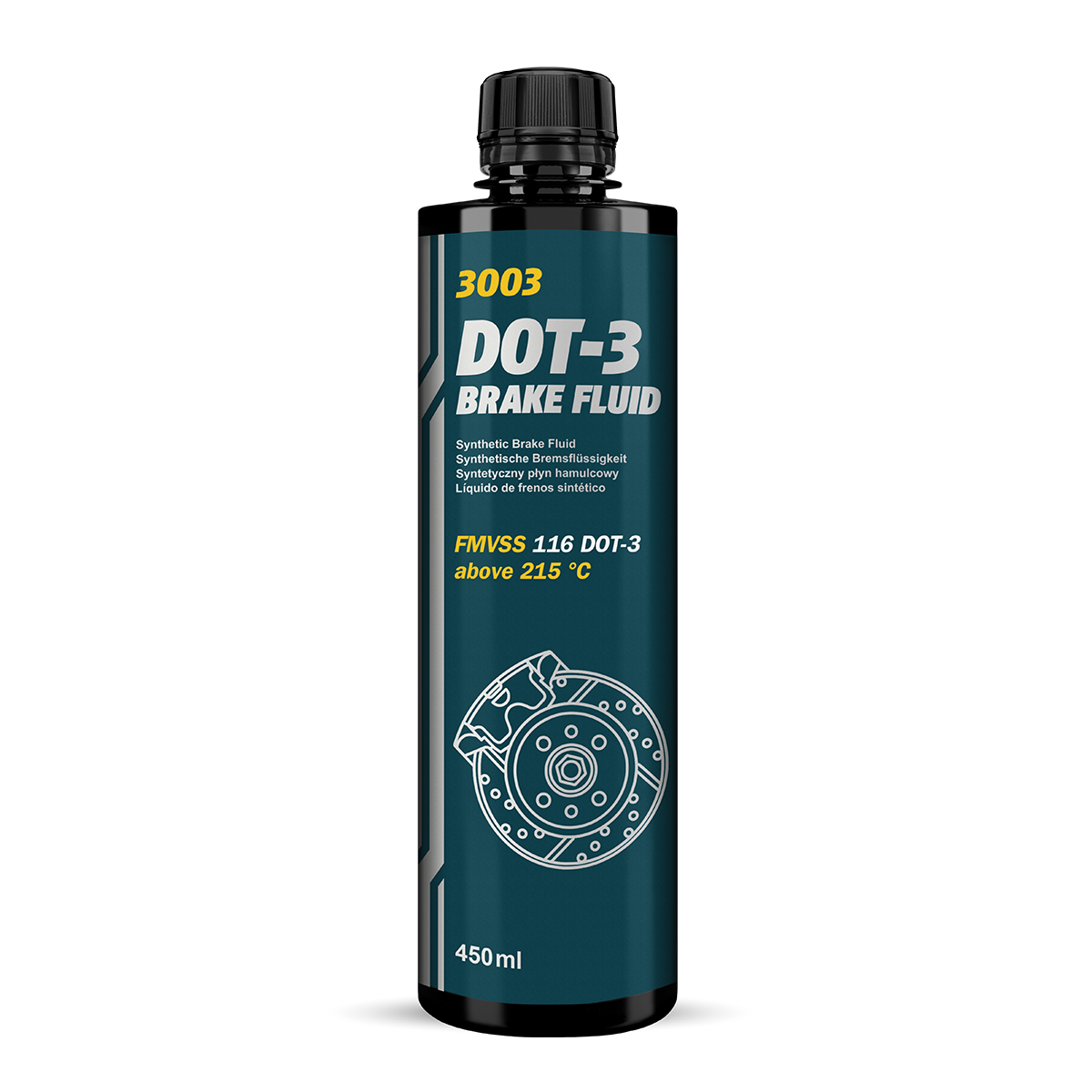 Mannol 3003 Bremsflüssigkeit DOT-3 Brake Fluid 450 ml