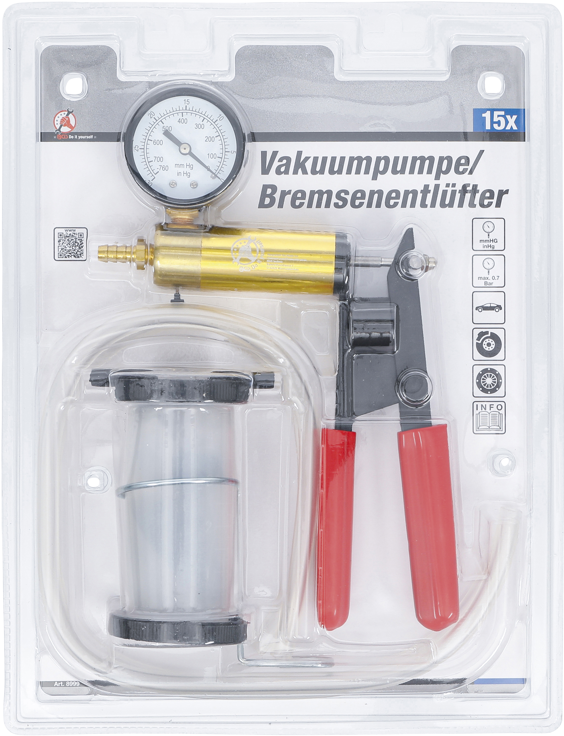 BGS Vakuumpumpe / Bremsenentlüfter | max. 0,7 bar