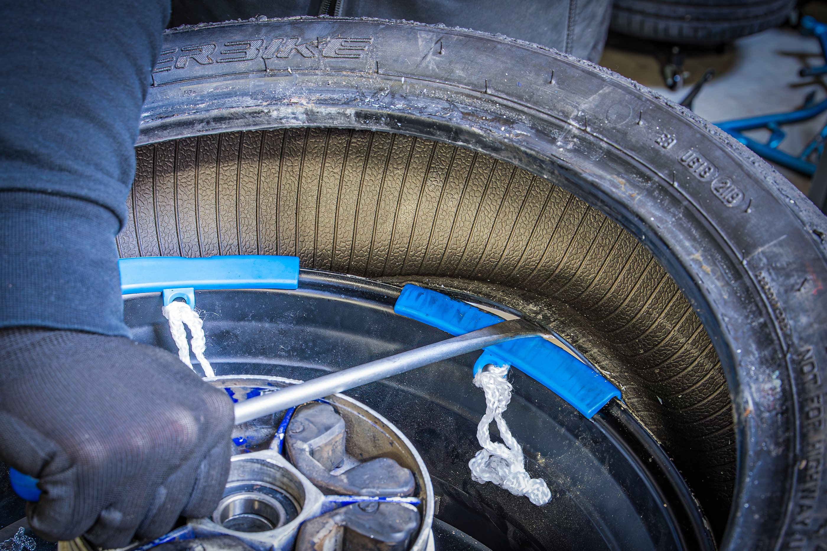 BGS Reifen-Montiereisen- und Kantenschutz-Satz | für Motorräder | 13-tlg.