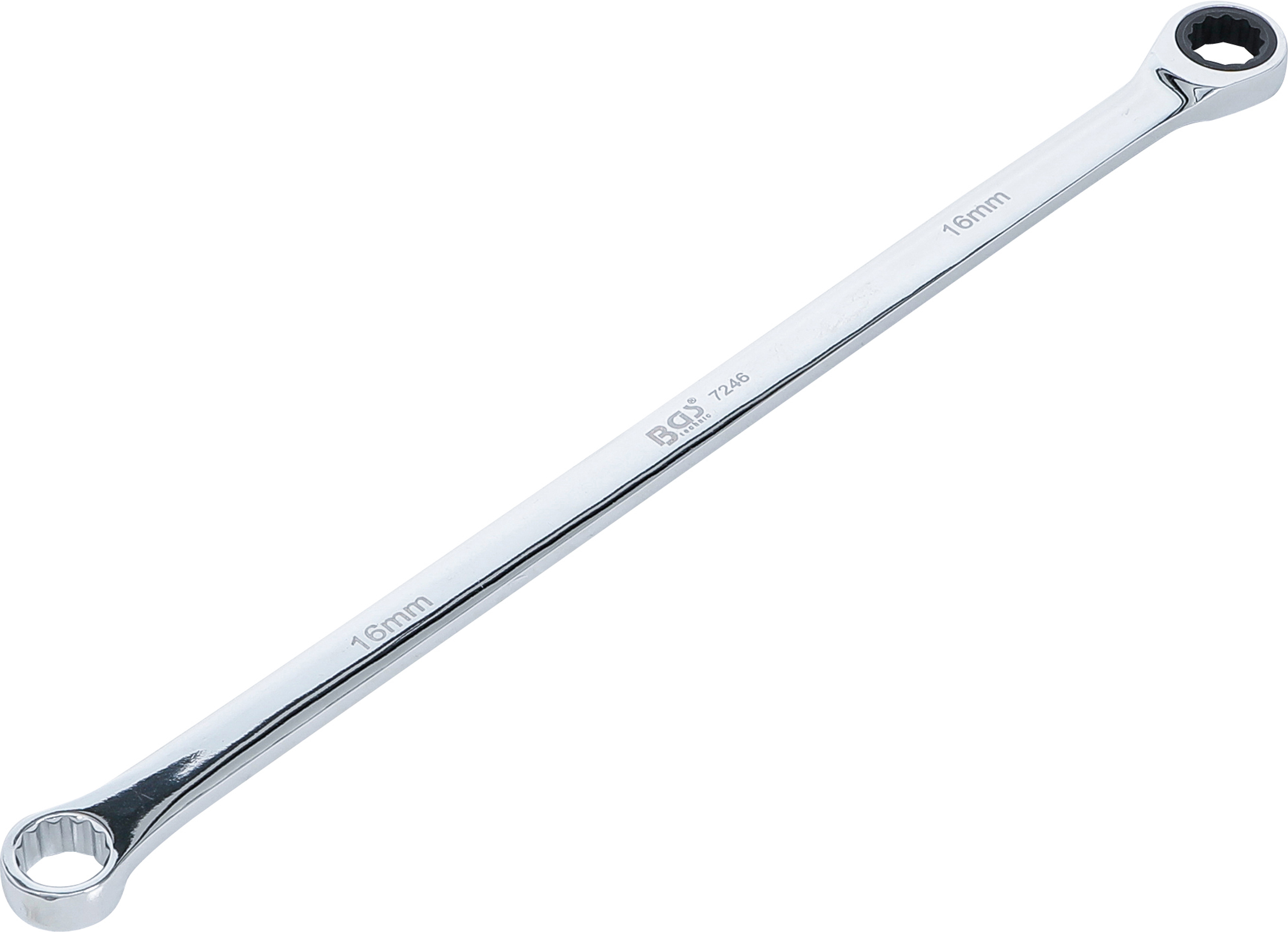 BGS Ratschenring- und Ringschlüssel | extra lang | SW 16 mm