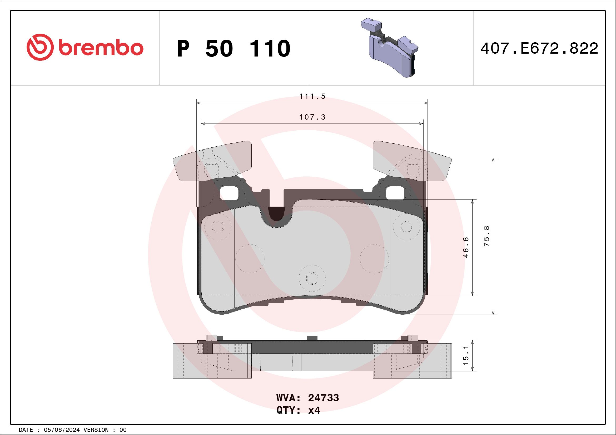 Bremsbelagsatz, Scheibenbremse
