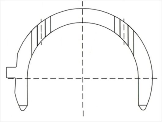 Distanzscheibe, Kurbelwelle 001 AS 19793 000 “MAHLE 117,5 mm, 117,85 mm”