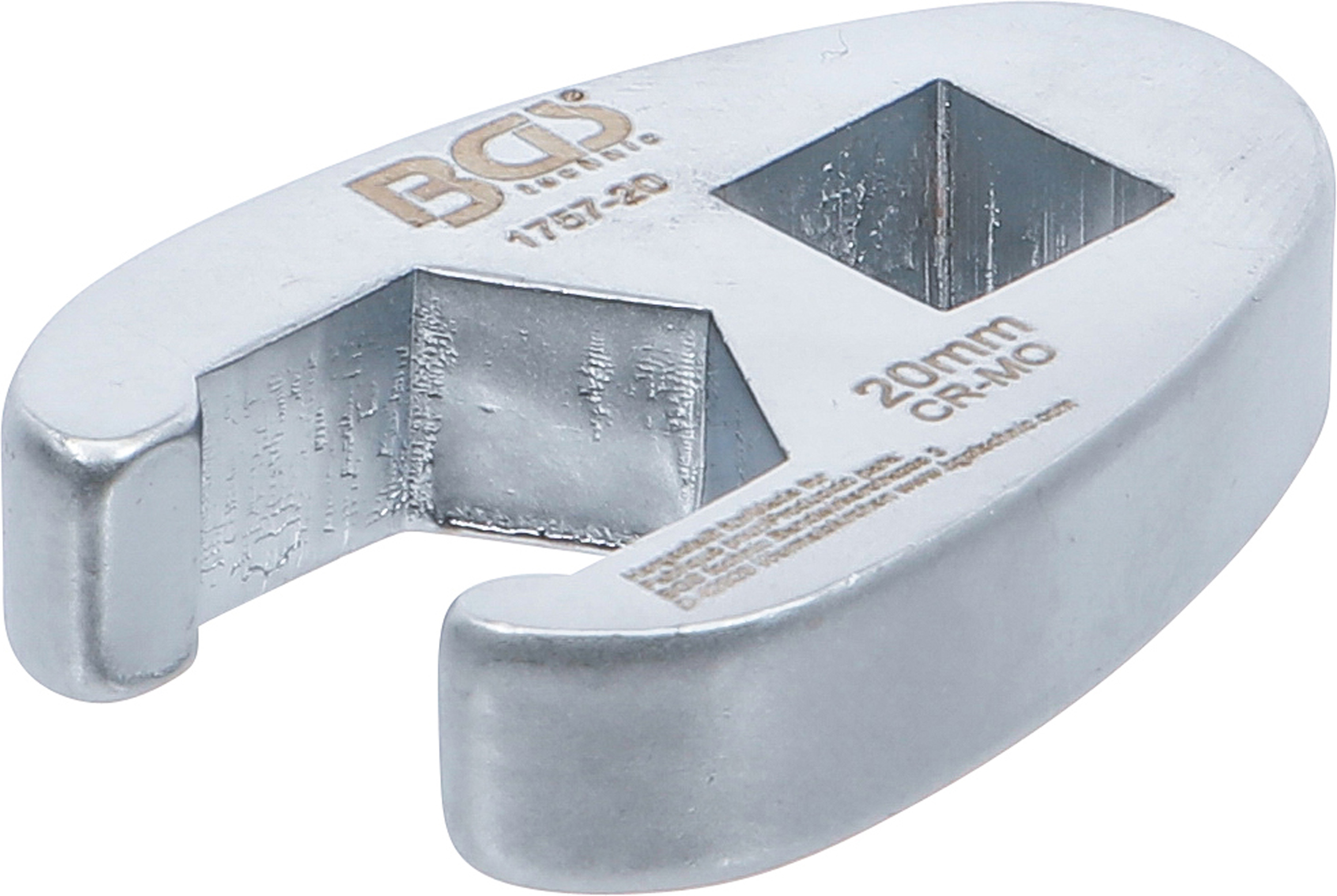 BGS Hahnenfußschlüssel | Antrieb Innenvierkant 12,5 mm (1/2") | SW 20 mm